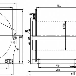 ST-20系列液壓絞車（內(nèi)置馬達(dá)）